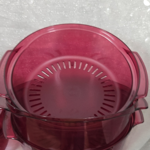 Tupperware Tupperwave Cranberry Stack Cooker Set With Extras - Picture 9 of 9